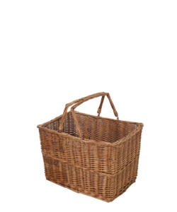 CESTA DI VIMINI PORTALEGNA CON MANICI